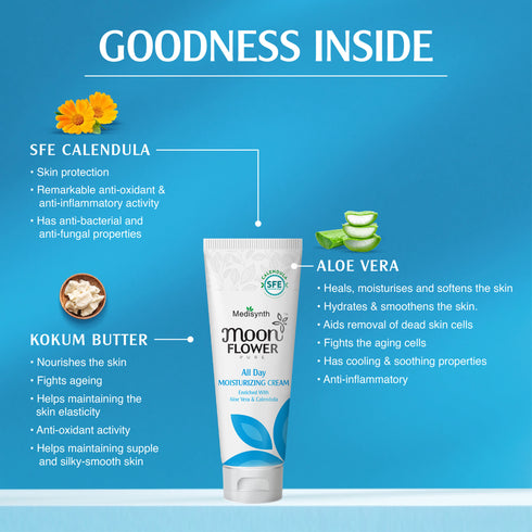 Medisynth Moonflower All-Day Moisturizing Cream 50g